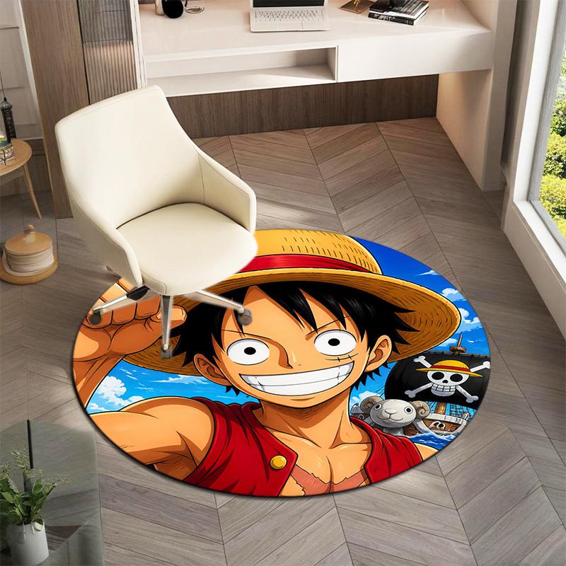 Cute Monkey D. Luffy from the Japanese manga ONE PIECE carpet is soft, home, bedroom, door mat decoration, and non slip carpet E6