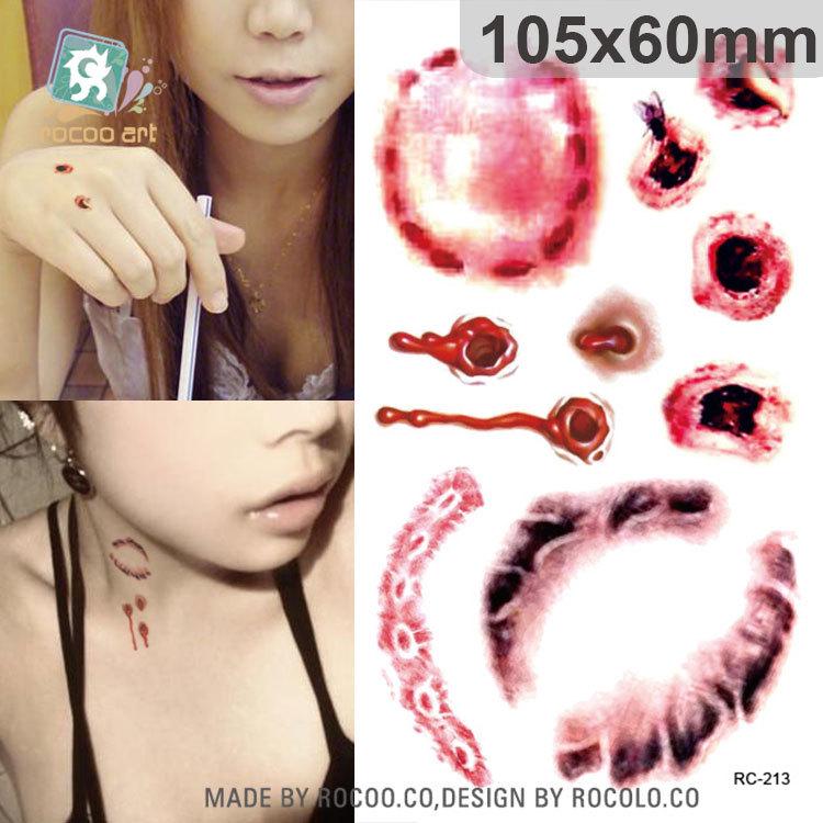 Sticker Easy To Apply High-quality Haunted House Popular Halloween Costume Accessories Halloween Instant Transformation Unisex