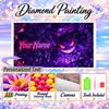 Personalized Gengar Diamond Art Custom Name 5D Diamond Painting Full Drill DIY Craft