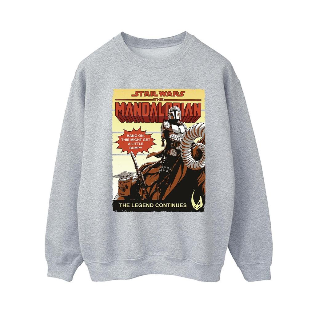 Star Wars The Mandalorian Womens/Ladies Bumpy Ride Sweatshirt