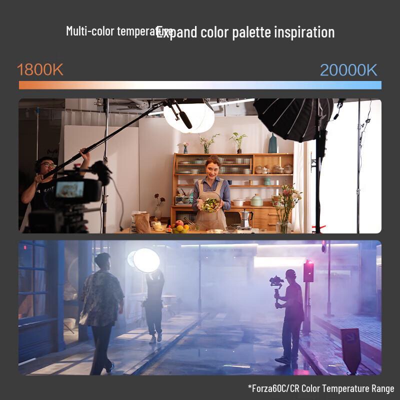 Nanlite Forza 60B II Bi-color LED Spotlight