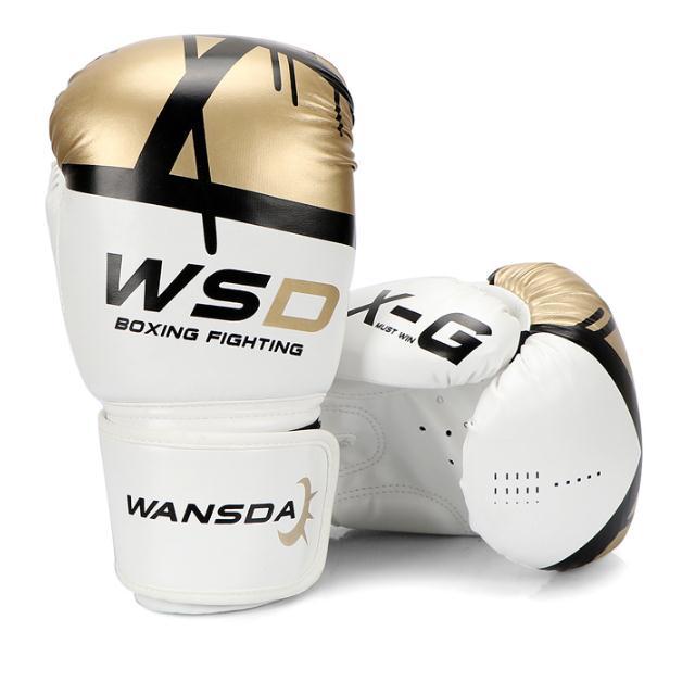 4-12 OZ Dětské a dospělé boxerské rukavice pro Sanda, MMA, Muay Thai a trénink bojových umění