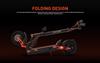 JOYOR T6 48V 18Ah Foldable Electric Scooter, 600W Motor, 70km Range, 25km/h, Off-Road Tires, Hydraulic Suspension for Adults Commuting
