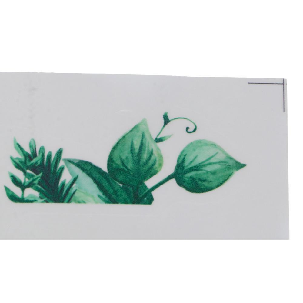 Plant Flower Switch Sticker Long Lasting Green Leaves Plants Sticker Multiple Styles   Wall Decor
