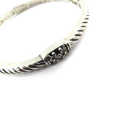 [J6340] - Silver 'Cunegonde' Designer Bracelet
