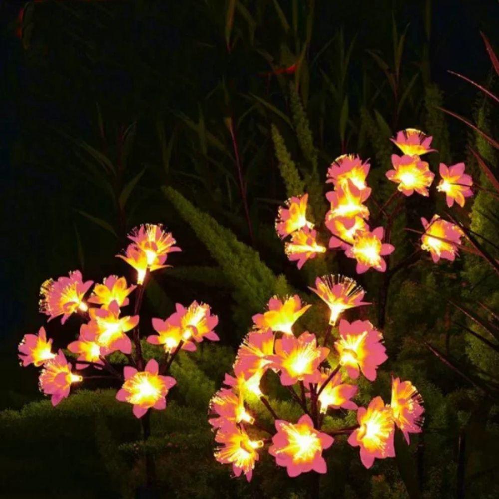 Solar Lade Kamelie Simulation Pflanze Licht Simulation Pflanze Design LED Lichtquelle LED Außen Landschaftslicht