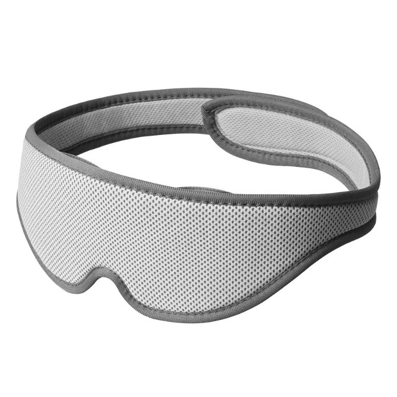 Soft Slim Sleep Mask 100% Blackout 3D Eye Mask Zero Eye Pressure Adjustable Sleeping Mask For Women Men Sleeping Aid Slaapmasker светло-серый