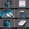 Lampe de travail LED, Lampe d'avertissement LED portable Lampe de travail Éclairage extérieur Pour batterie Makita /Milwaukee/Dewalt/Bosch 18V(Pas de batterie)