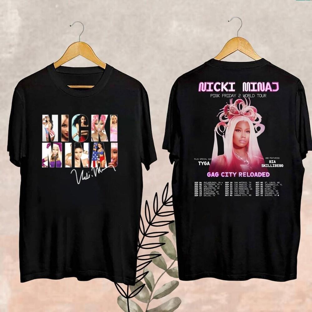Nicki Minaj Fan Gift Shirt Pink Friday 2 Nicki Minaj Tour 2024 T-Shirt Gag Cit Unisex T-Shirt XXXL