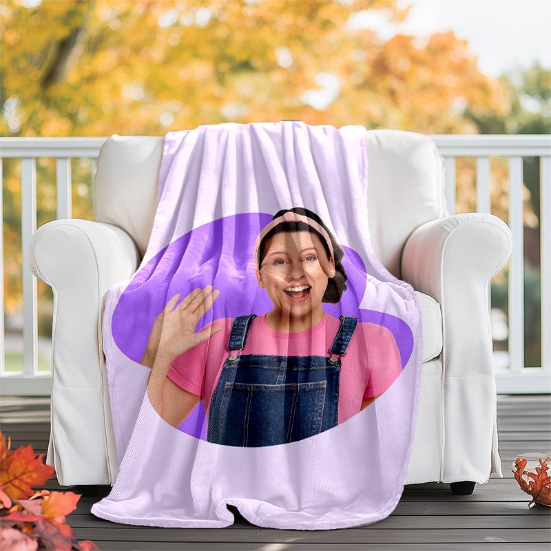 Di Più. Coperta Stampata Tema Rachel - Perfetta per Divano, Letto, Viaggio e Uso Esterno | Lavabile in Lavatrice, Accogliente e Durevole.