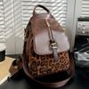 Hot Trendy Leopard PU Zipper Spring Fashion Retro Backpacks 2026 High Quality Personality Designer Style School Bags for Women