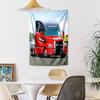 Kw Heavy Trucks Wall Decor Tapestry Art For Pet Memorial Birthdaywedding Party Backdrop Family Gift