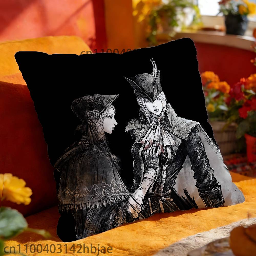 Lady Maria B-BloodborneS Pillowcases Bedroom Living Room Sofa Home Decor Polyester Cushion Cover with Zipper