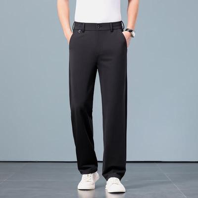 Yiliteng Men's Elastic Waist Casual Pants