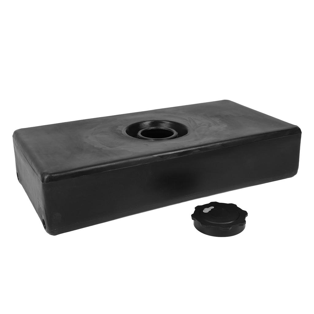 26 X 13.4 X 5.5in RV Water Holding Tank 8 Gallons Leakproof Impact Resistance Black for RVs
