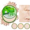 99% Aloe Vera Erweichungspuder Wasserfester, feuchtigkeitsspendender Concealer Foundation Festes Make-up Ölkontrolle Gesichts-Make-up Kosmetik