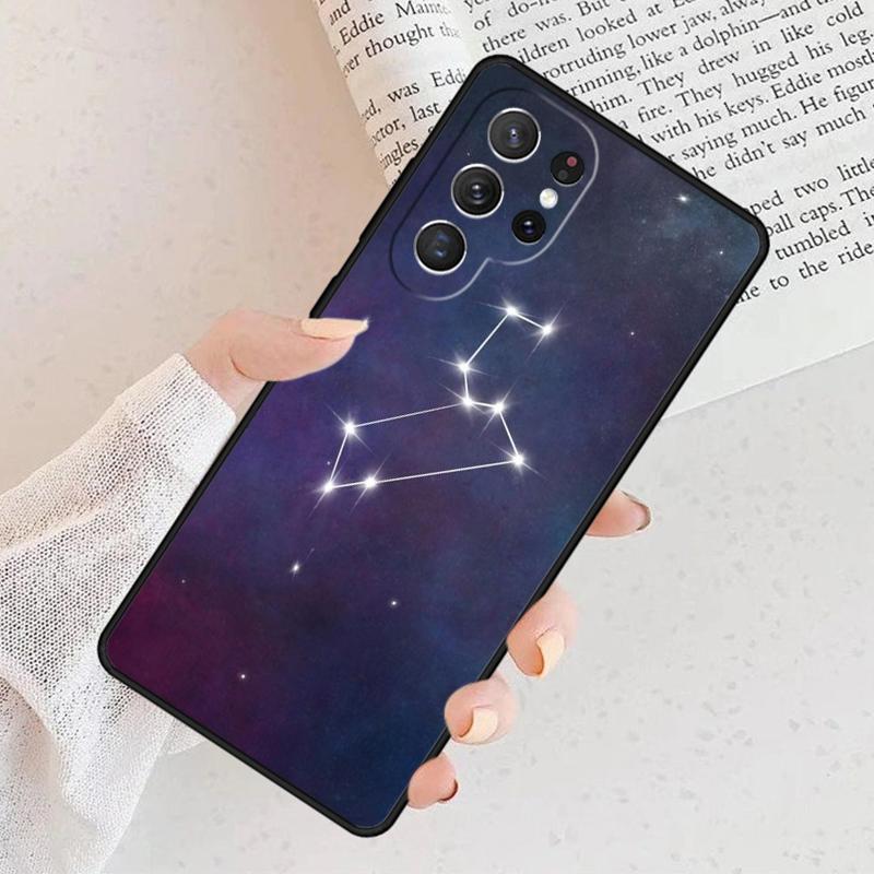 Zodiac Signs constellations Phone Case For Samsung Galaxy S25 S23 S30 S8 S21 S20 FE S24 S22 Note 10 20 S8 Plus lite Ultra