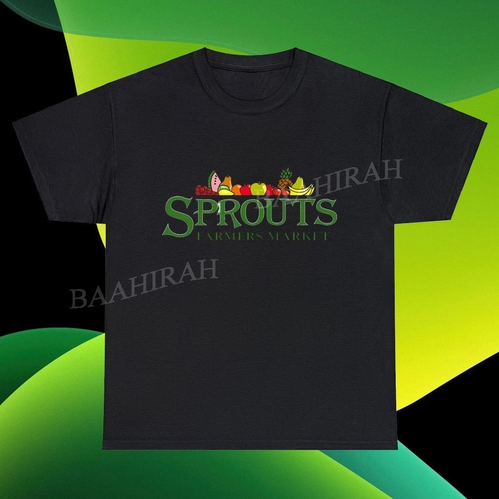New Sprouts Farmers Market Logo American Funny T shirt Size S to 5XL XL