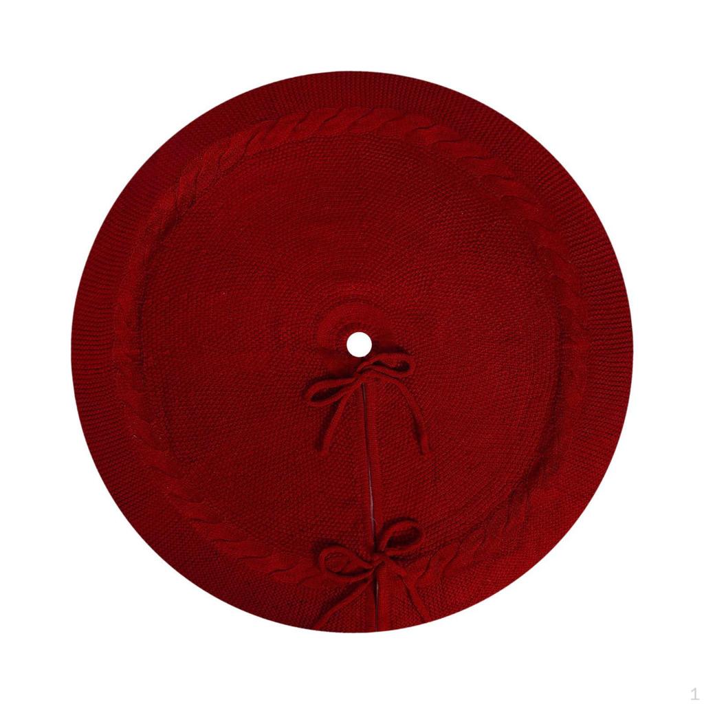 Christmas Tree Apron and Mat for Seasonal Decoration