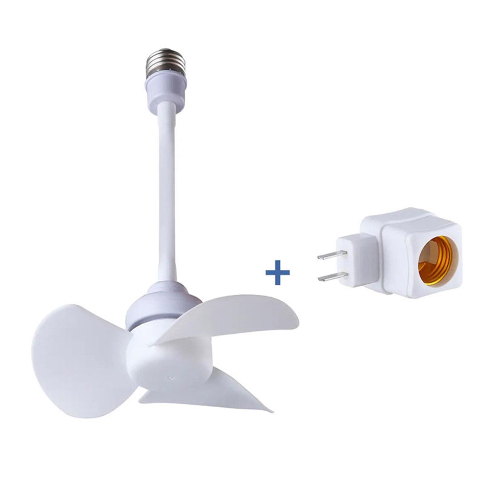 

6-дюймовый вентилятор-люстра с резьбой E27, потолочный вентилятор с регулировкой на 360 градусов, малошумный электрический вентилятор 1000 об/мин, охлаждающий вентилятор для помещений