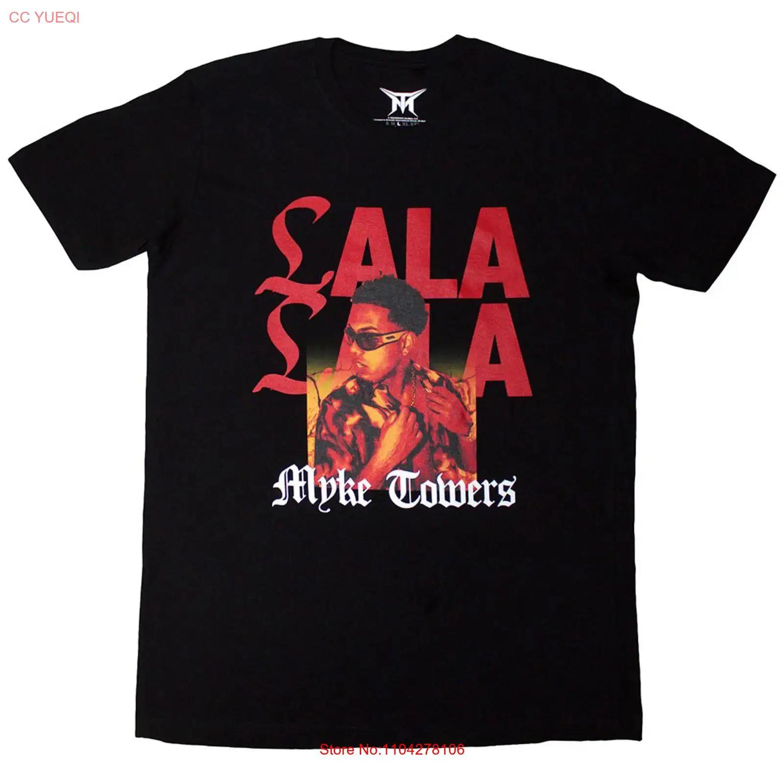 

Myke Towers Lala Official T Shirt Mens vintage Washed homme graphic Slightly fashion Comfortable Soft Casual 5XL різнокольоровий