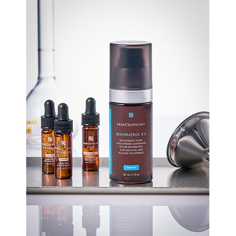 Skinsuticals REsvEratrol B E Ночная сыворотка для сияния 30 мл набор +c E fErulic 4 мл 2 + P Tiox 4 мл