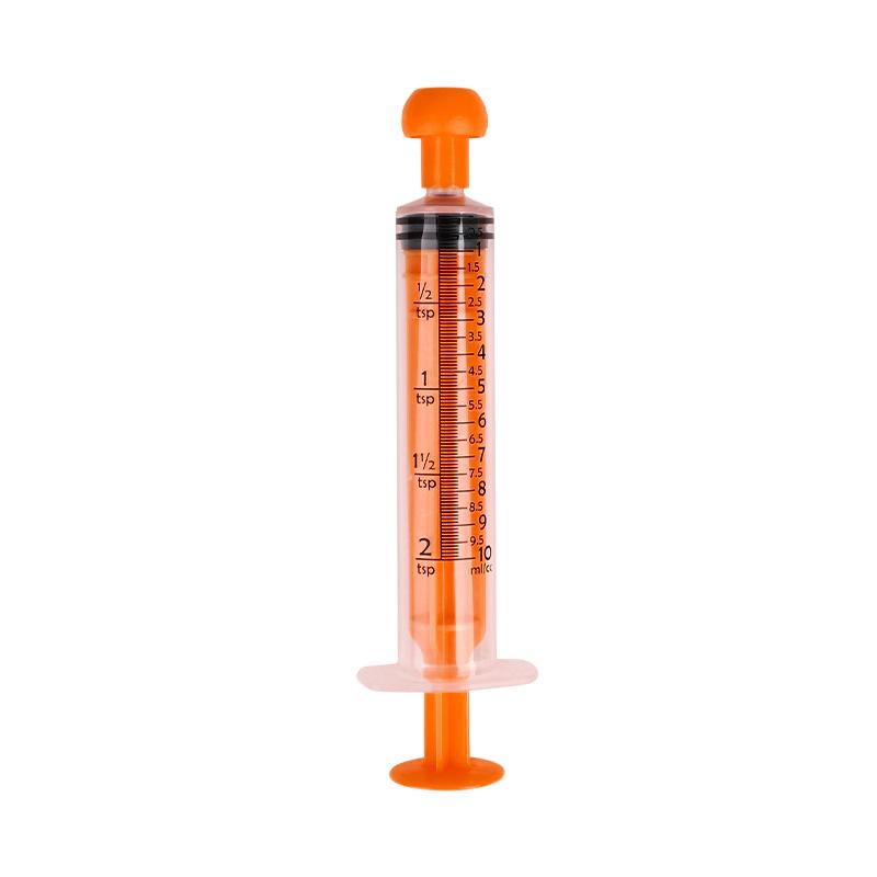 5Pcs 5ml 10ml Pet Animals Feeding Plastic Syringe Feeder Syringe Rubber Stopper Disposable Pump Measuring with Scale