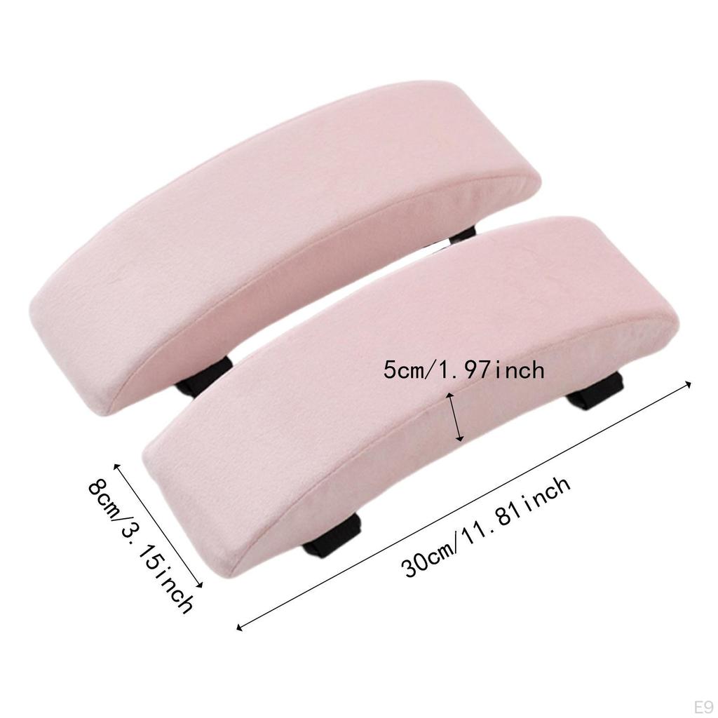 Chair Armrest Cushion Pair Non Slip Memory Arm Rest Elbow Support for Living Room Computer