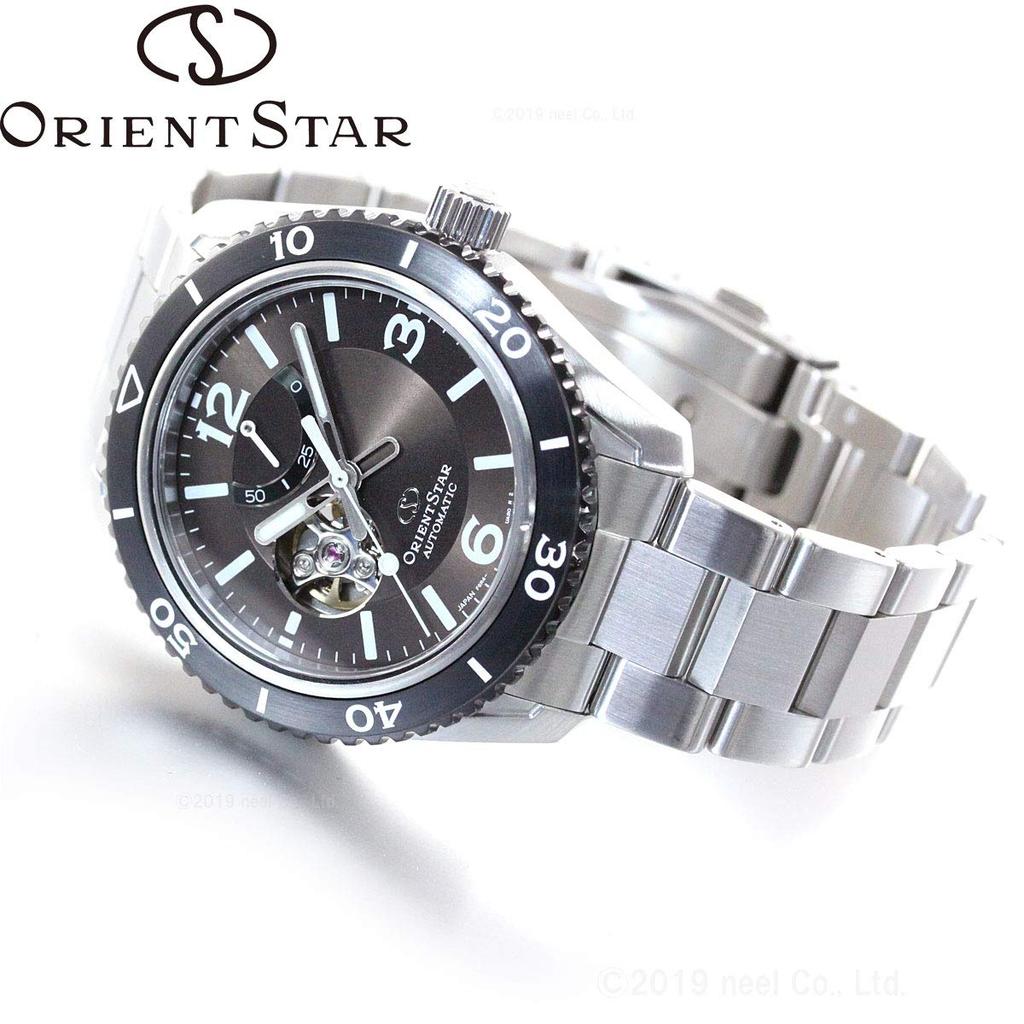 Orient Star Sports Watch with Power Reserve for Men Semi-Skeleton 50-Hour (RK-AT0102Y)