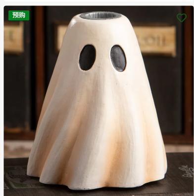 Halloween Candle Holder Decorative Resin Candleholder for Home Decor