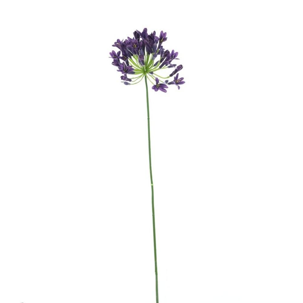 Long Branch Agapanthus Flowers Branch Fake Artificial Flower Fake Lotus Flower Table Accessories