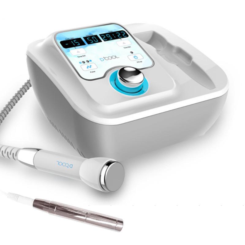 Portable Cool + Hot + EMS Face Tightening Cryo Pen Anti Puffiness Facial Electroporation Machine Beauty Device