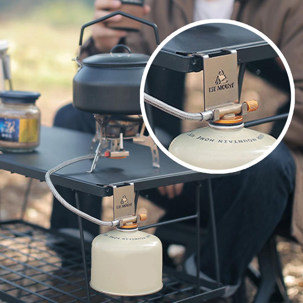 Gas Tank Hanger Clip Camping Gas Canisters Stand Gas Canisters Hangings Hook for Camping Table Hanger Gas Tank Hook