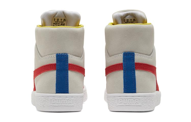 Puma Suede Mid 21 'White Red Lemon' 380205-09