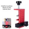 Heavy Type Aluminum Cabinet Door Alignment Aid Tool Ergonomic Rotating Base with Secure Single User Operation