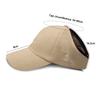 Women Ponytail Baseball Caps Fashion Lady Criss Cross Messy Bun Snapback Hat Outdoor Sports Adjustable Breathable Trucker Hats