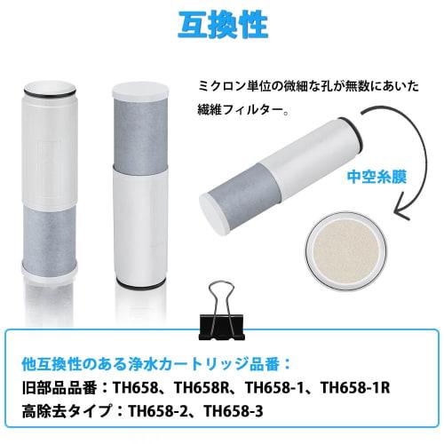 Compatible TH658-1S Water Purification Cartridges (3-Pack) Remove 5 Substances, PFOS and PFOA. Compatible with TH658-2 and TH658-3. Also Compatible Wi