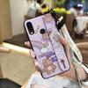 Waterproof Lanyard Phone Case For UMIDIGI Power Fashion Design Cartoon Ring Protective Cute Wrist Strap Anti-knock