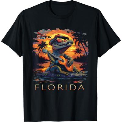 Florida Vacation Cute Alligator T-Shirt