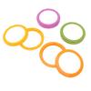 4PCS Fruit Storage Box Silicone Reusable Airtight Vegetables Storage Containers for Fridge Garlic