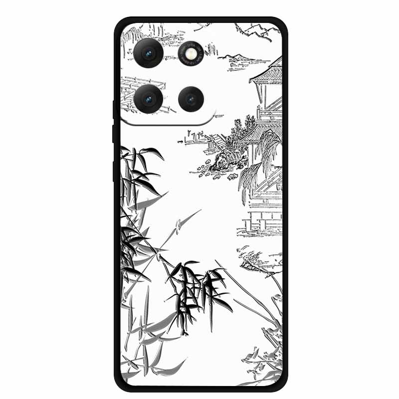 

3D чехол для телефона Motorola Moto G86 Power 5G Мягкий силиконовый чехол из ТПУ для Moto G 86 Тисненые цветы Защитный чехол -Moto G86 5G
