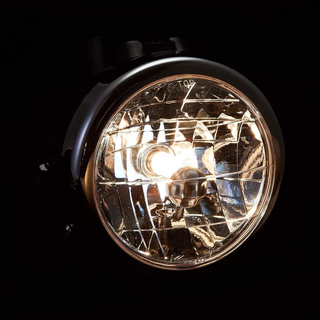 KITACO Headlight ASSY 100 Black Multireflector Monkey/Gorilla/Ape 50/Ape atd. 800-1083300