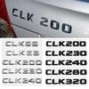 3D Letters Car Rear Trunk Emblem Sticker for CLK55 CLK63 CLK200 CLK230 CLK240 CLK280 CLK320 CLK Class Tail Badge