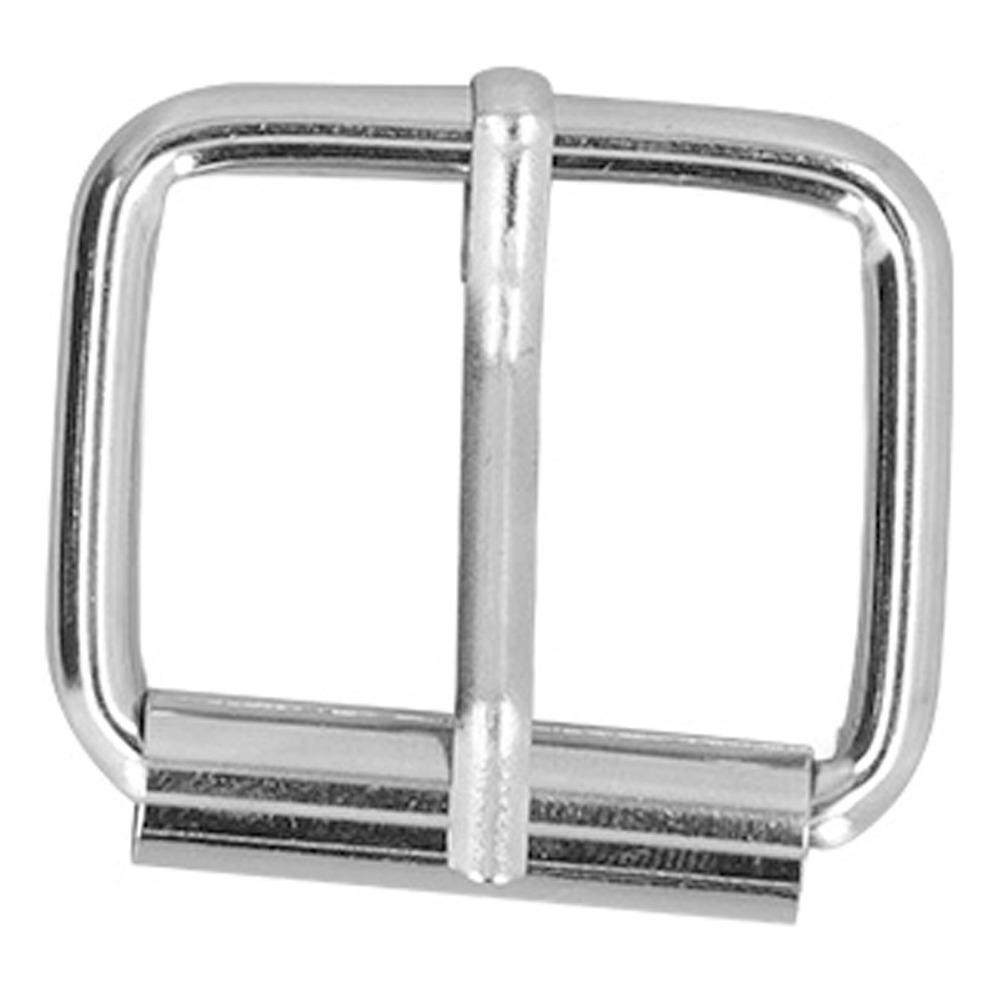 50pcs Metal Roller Pin Buckle Silver Adjustable Pin Buckle Tri-Glide Buckle For Leather Crafts