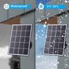 20W Solar Panel Waterproof Solar Charger  360° Adjustable Wall Mount 9.8Ft Cable for Ring Video Doorbell 4/3/3 Plus/2