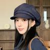 Spring Autumn Octagonal Hats Versatile Painter Hat Trendy Denim Beret  Travel