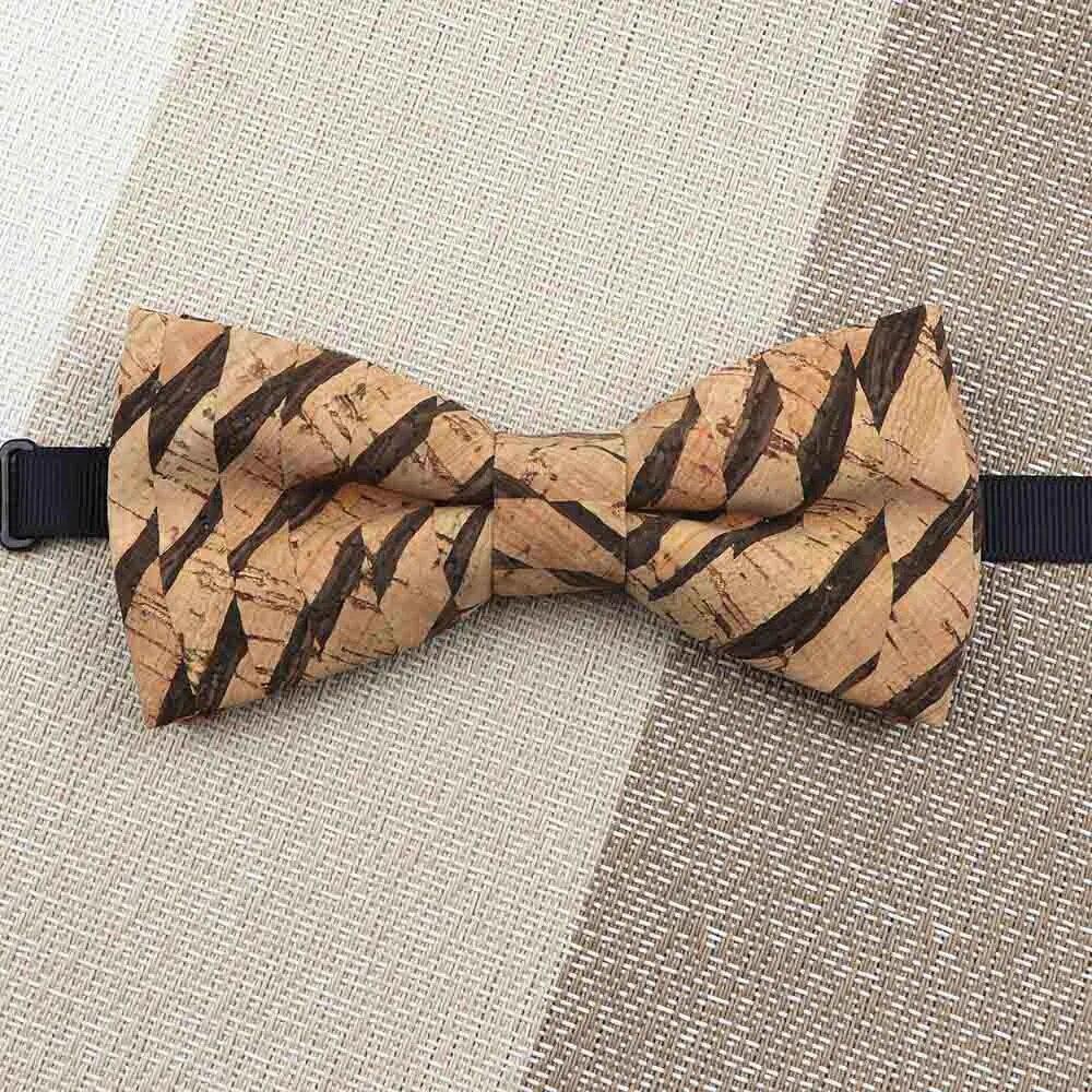 1PC, Fashion Bow Shape Bow Tie, Double Layer, Wood, Gentleman,Handmade, Butterfly,