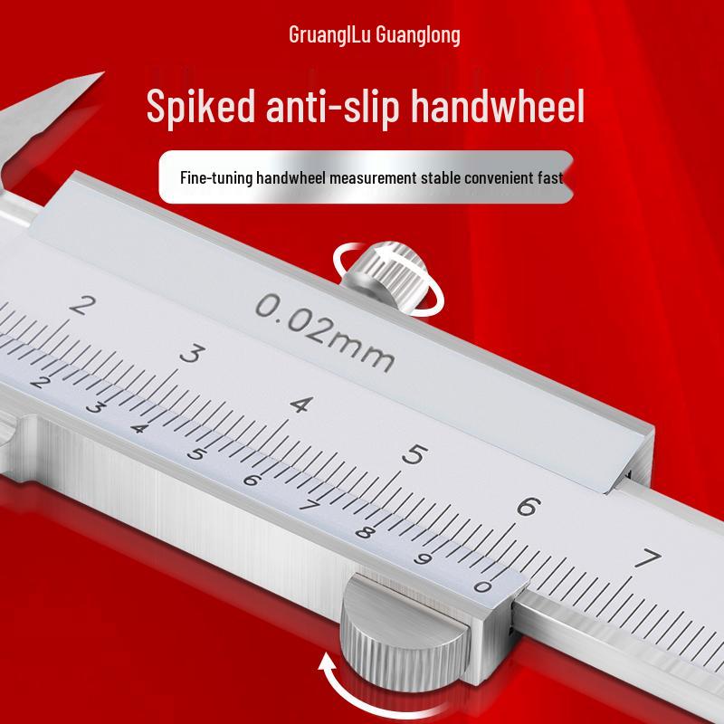 Guilin High Precision Vernier Caliper 0-150mm - Industrial Grade Mechanical Oil Mark Wire Card