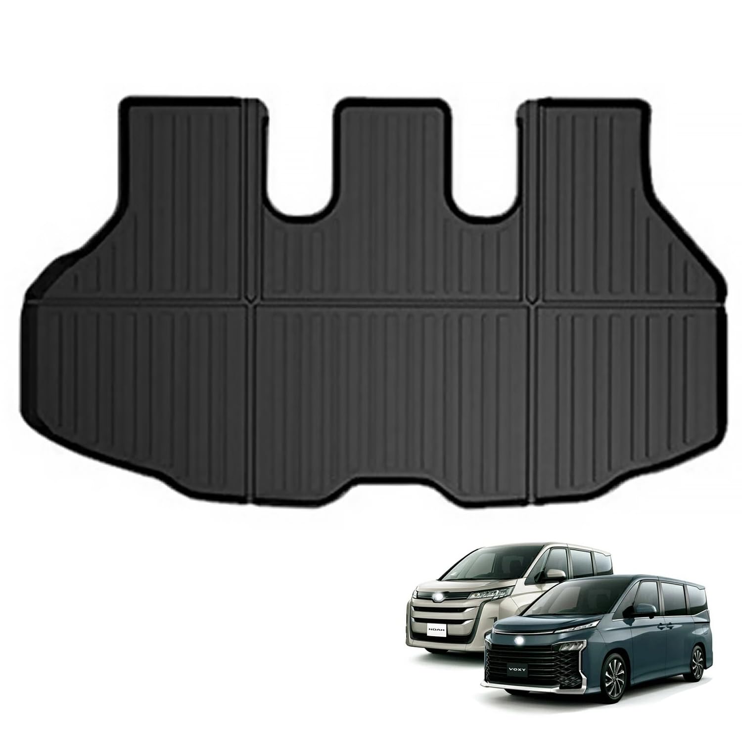 

Compatible with the new Voxy and Noah 90 series luggage 3D floor mats with a Compatible with NOAH VOXY 90 models 2022 current for your and Made of TPE чёрный