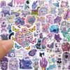10/65PCS Halloween Stickers Cat and Skull Graffiti Stickers Water Bottle Laptop Mobile Phone Skateboard Suitcase Kids Adult Stickers